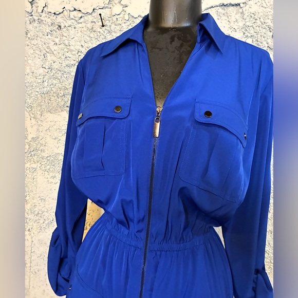 Vibrant Blue Long-Sleeve Alfani Dress - Picture 2 of 6